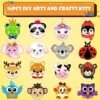 16 Pack Animal Paper Plate Craft Kit for Kids