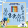 Bluey Suncatchers Kit: Fun Craft for Kids!