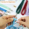 Boho Macrame Keychain Kit for Adults - DIY Craft Fun!