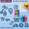 Create Your Own Colorful Window Art Kit for Kids