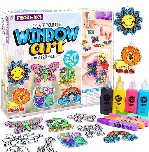 Create Your Own Colorful Window Art Kit for Kids