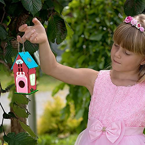 Creative DIY Birdhouse Kit for Kids - 4 Pack Fun!