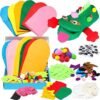 Creative DIY Hand Puppet Kit for Kids - 6 Pcs Fun!