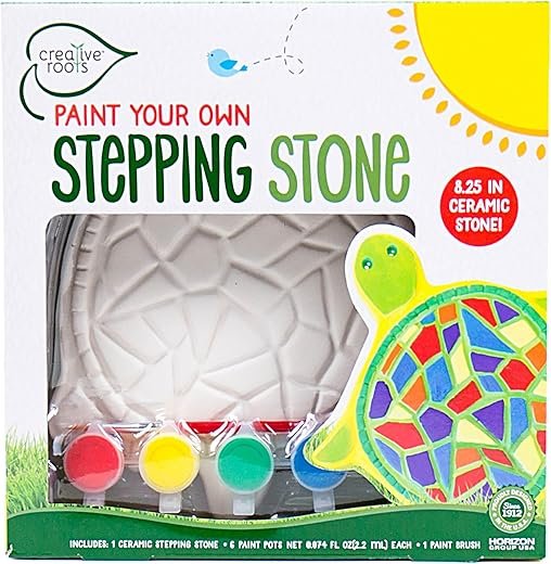 Creative Roots Mosaic Turtle DIY Stepping Stone Kit