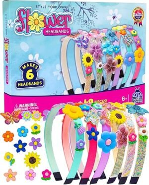 DIY Flower Headband Kit for Girls Ages 4-8