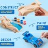 DIY Wooden Race Cars Kit for Creative Kids Ages 6+