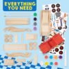 DIY Wooden Race Cars Kit for Creative Kids Ages 6+