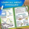 Glow-in-the-Dark Dinosaur Suncatcher Craft Kit for Kids