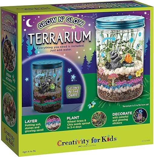 Grow 'N Glow Terrarium Kit: Fun STEM Adventure for Kids!