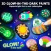 JOYIN Glow-in-the-Dark Rock Painting Kit for Kids