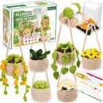 Karsspor Beginner Crochet Kit: 6 Hanging Plant Crafts