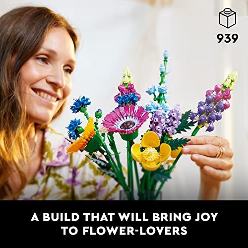 LEGO Icons Wildflower Bouquet: Unique DIY Home Décor