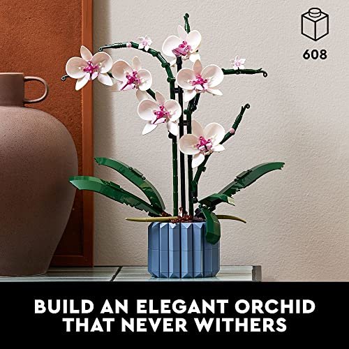 LEGO Orchid Building Set: Elegant Home Décor Gift