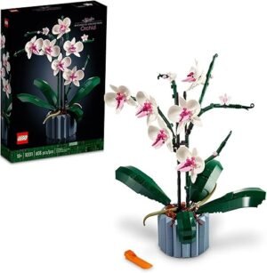 LEGO Orchid Building Set: Elegant Home Décor Gift