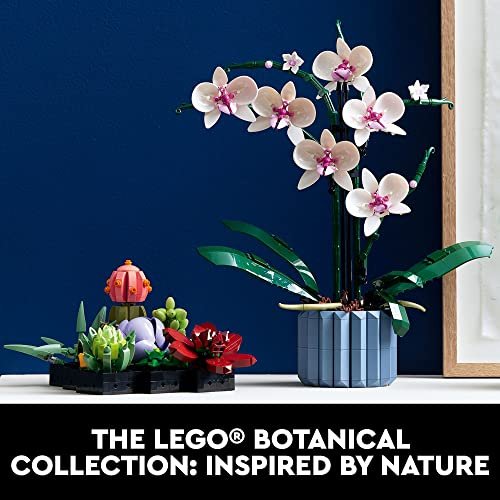 LEGO Orchid Building Set: Elegant Home Décor Gift