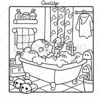 Spooky Cutie: Cozy Coloring Book for Relaxation Fun