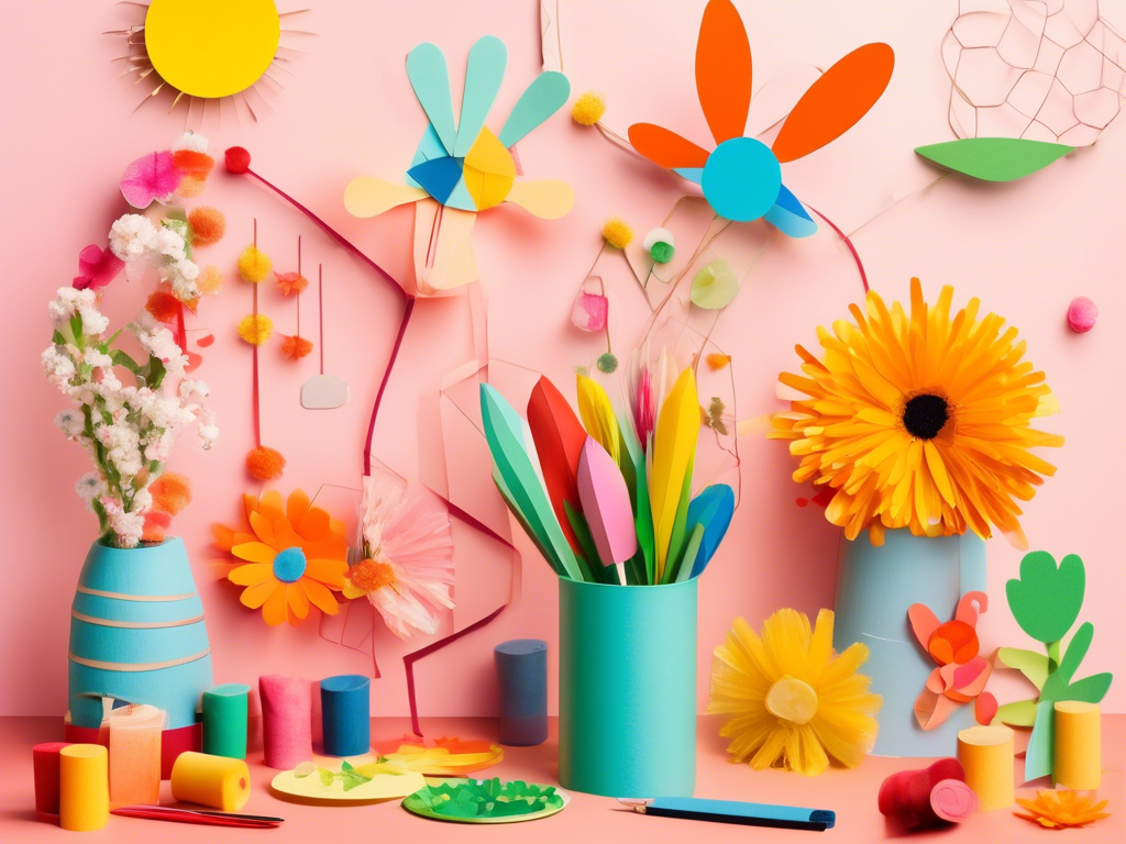 Celebrate Spring with Colorful Crafts for Young Creators