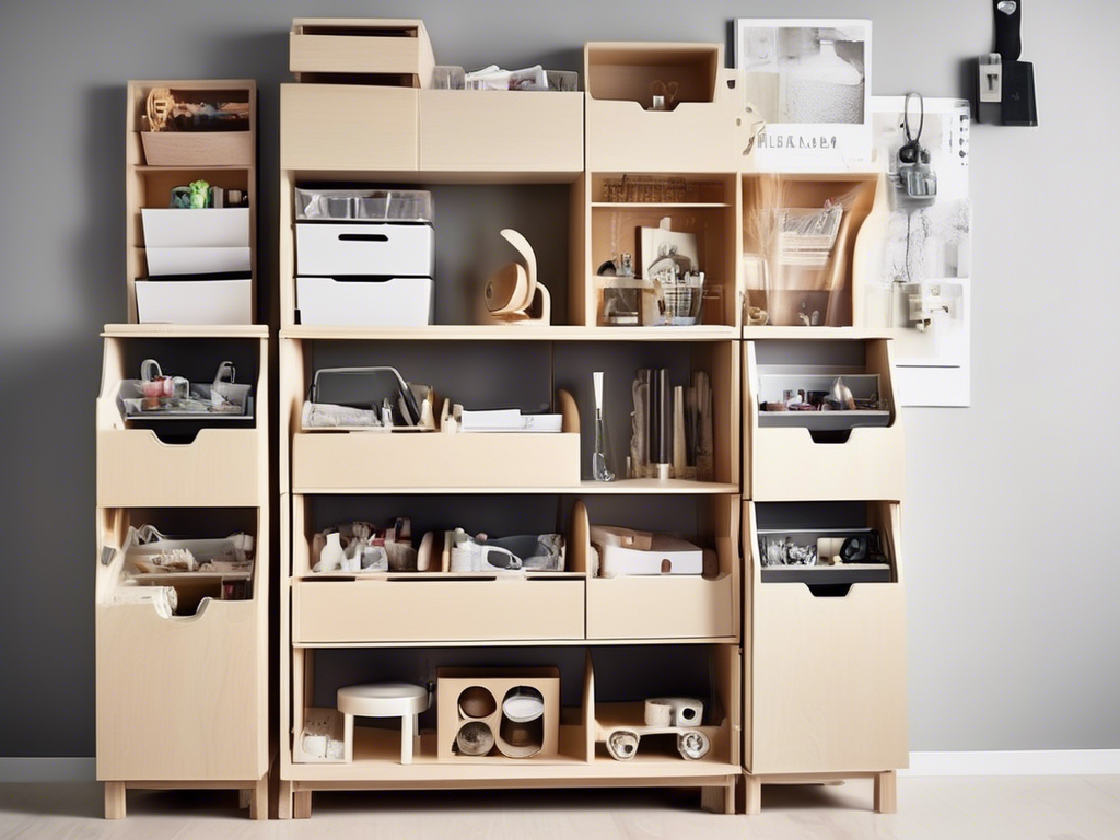 Compact and Chic: Innovative IKEA Craft Storage Ideas for Small Spaces