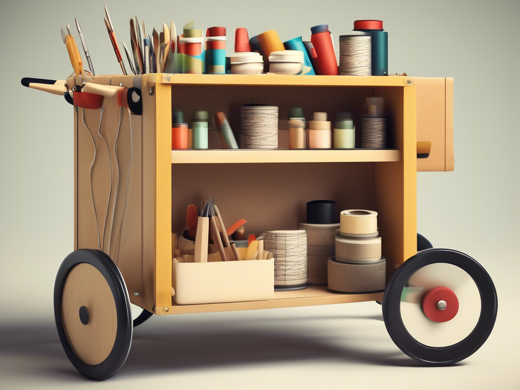 Crafting on the Go: The Appeal of Portable Craft Carts