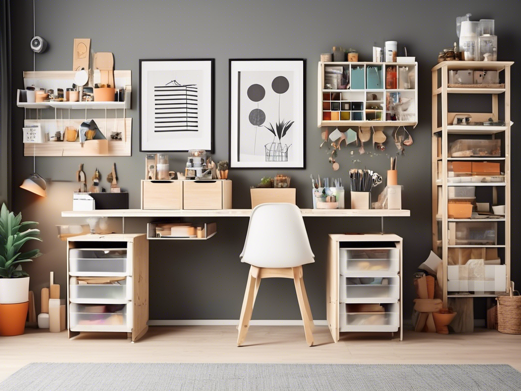 DIY Craft Room Makeover: Elevate Your IKEA Craft Storage Setup