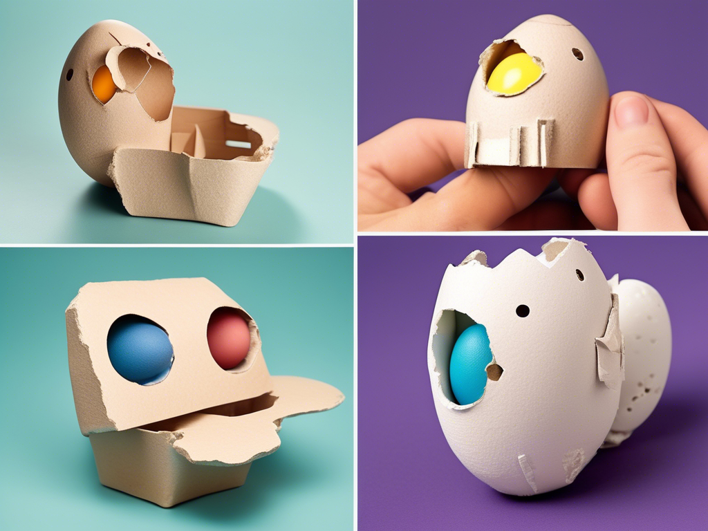 Egg Carton Wonders: 10 Crafts to Spark Imagination in Kids