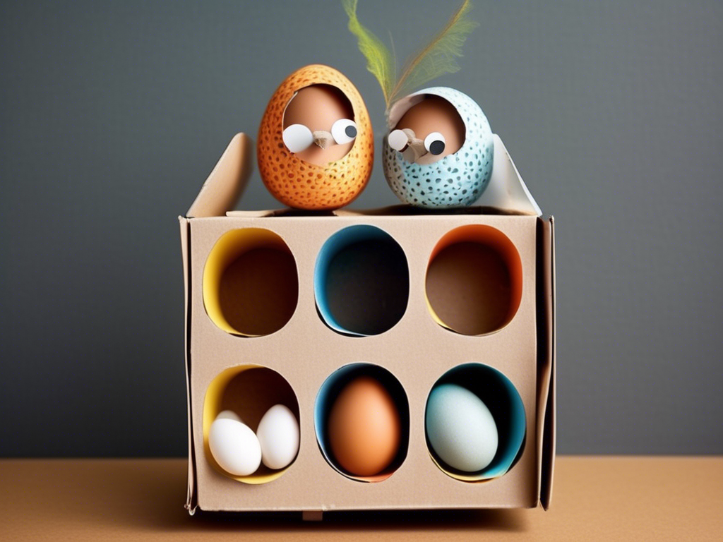 From Trash to Treasure: Fun Craft Ideas Using Egg Boxes