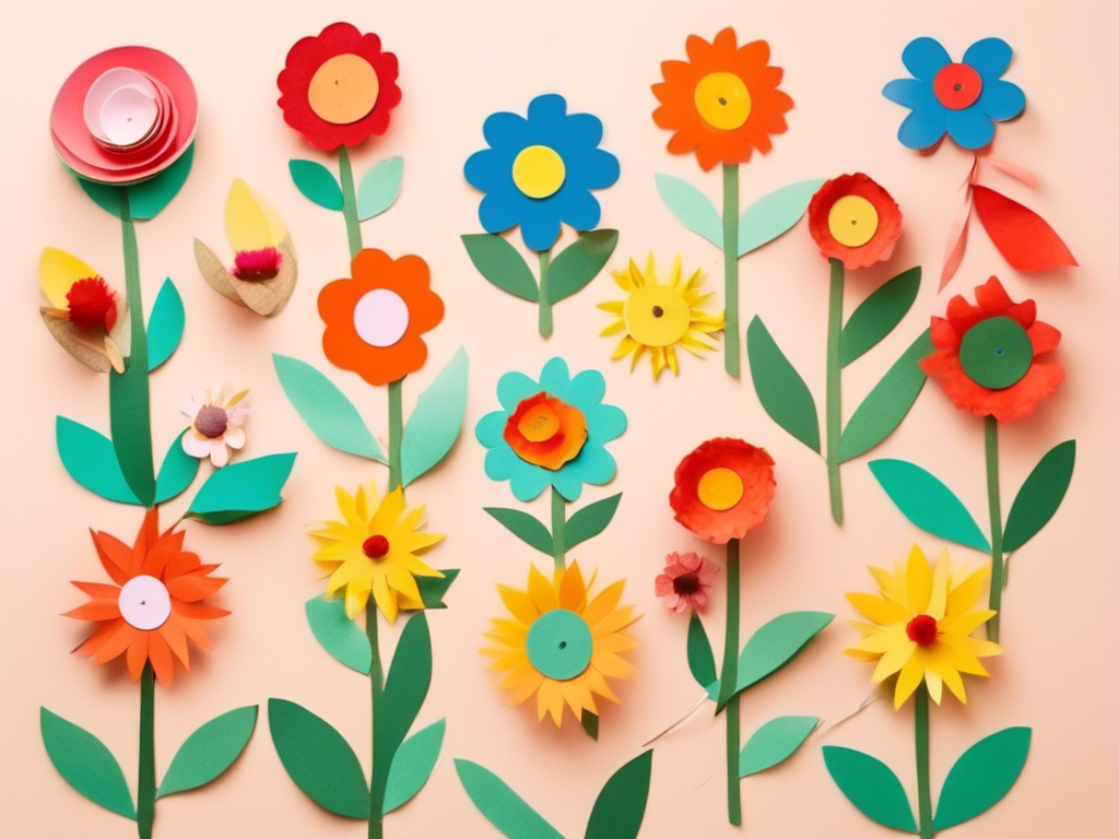 Handmade Flowers: Delightful May Crafts for Little Ones