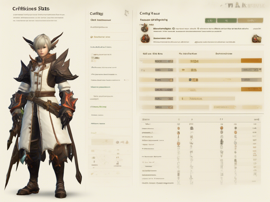 How to Optimize Your Crafting FFXIV Stats for Success