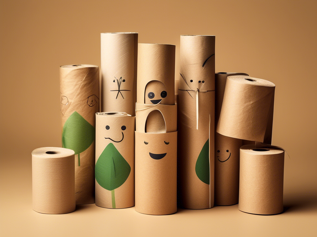 Sustainable Crafting: Eco-Friendly Ideas Using Toilet Paper Rolls