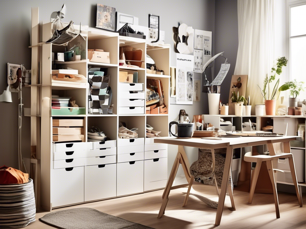 Transform Your Craft Space: IKEA Storage Ideas That Inspire Creativity