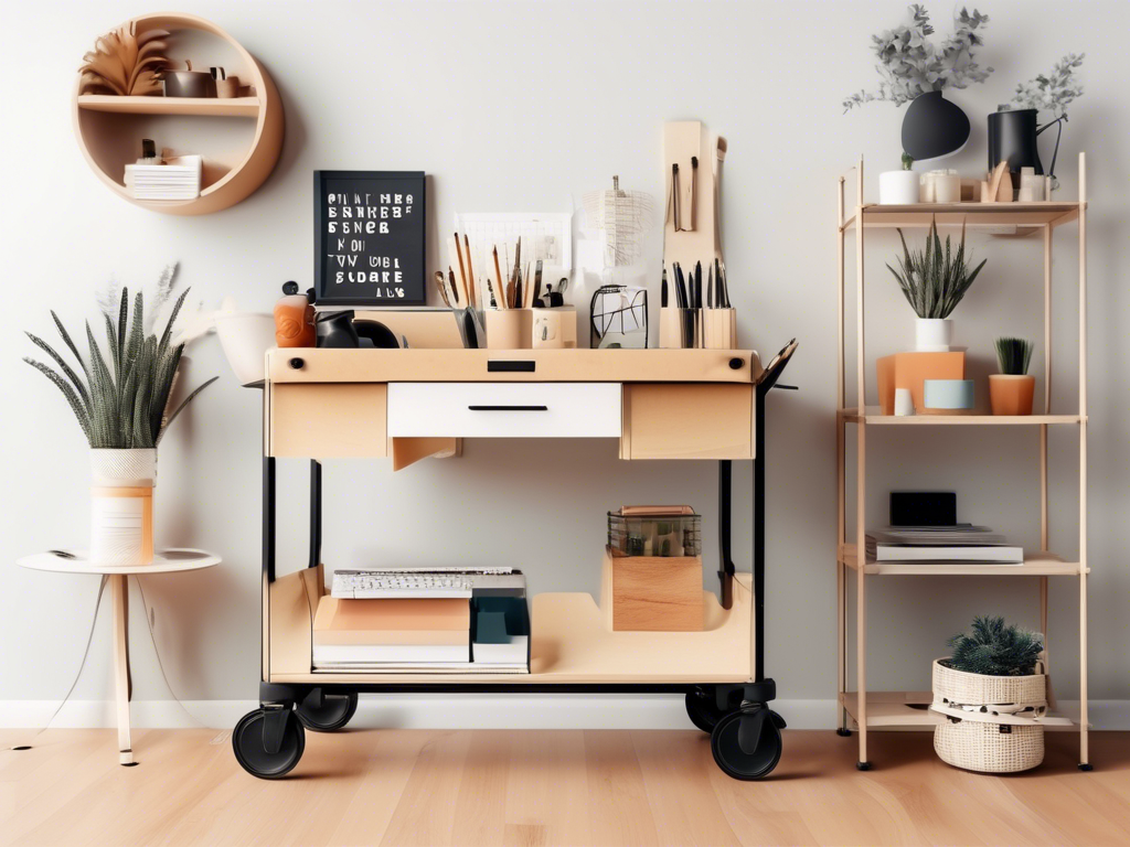 Transform Your Workspace with a Stylish Craft Cart