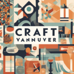 Abstract poster art with geometric shapes and bold colors, featuring the text "CRAFT VANUVER" in the center.